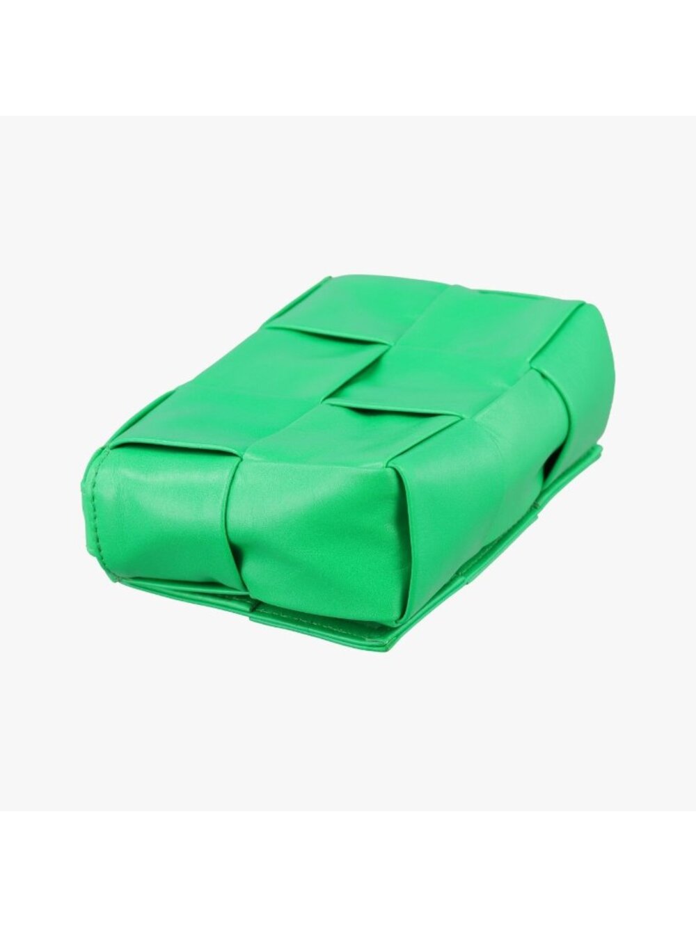 Bottega Veneta Candy Cassette Green Lambskin Shoulder Bag - Picture 7 of 16